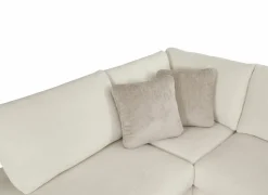 Hoeksalon Izmir 378x230cm - stof - greige