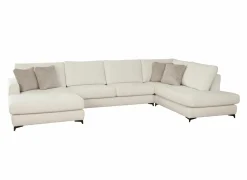 Hoeksalon Izmir 378x230cm - stof - greige