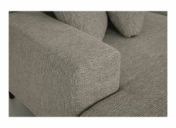 Hoeksalon Kent 390x230cm - stof - grijs