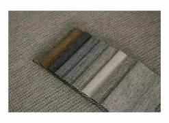 Hoeksalon Kent 390x230cm - stof - grijs