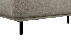 Hoeksalon Kent 390x230cm - stof - grijs