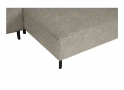 Hoeksalon Kent 390x230cm - stof - grijs