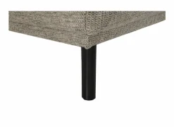 Hoeksalon Kent 390x230cm - stof - grijs