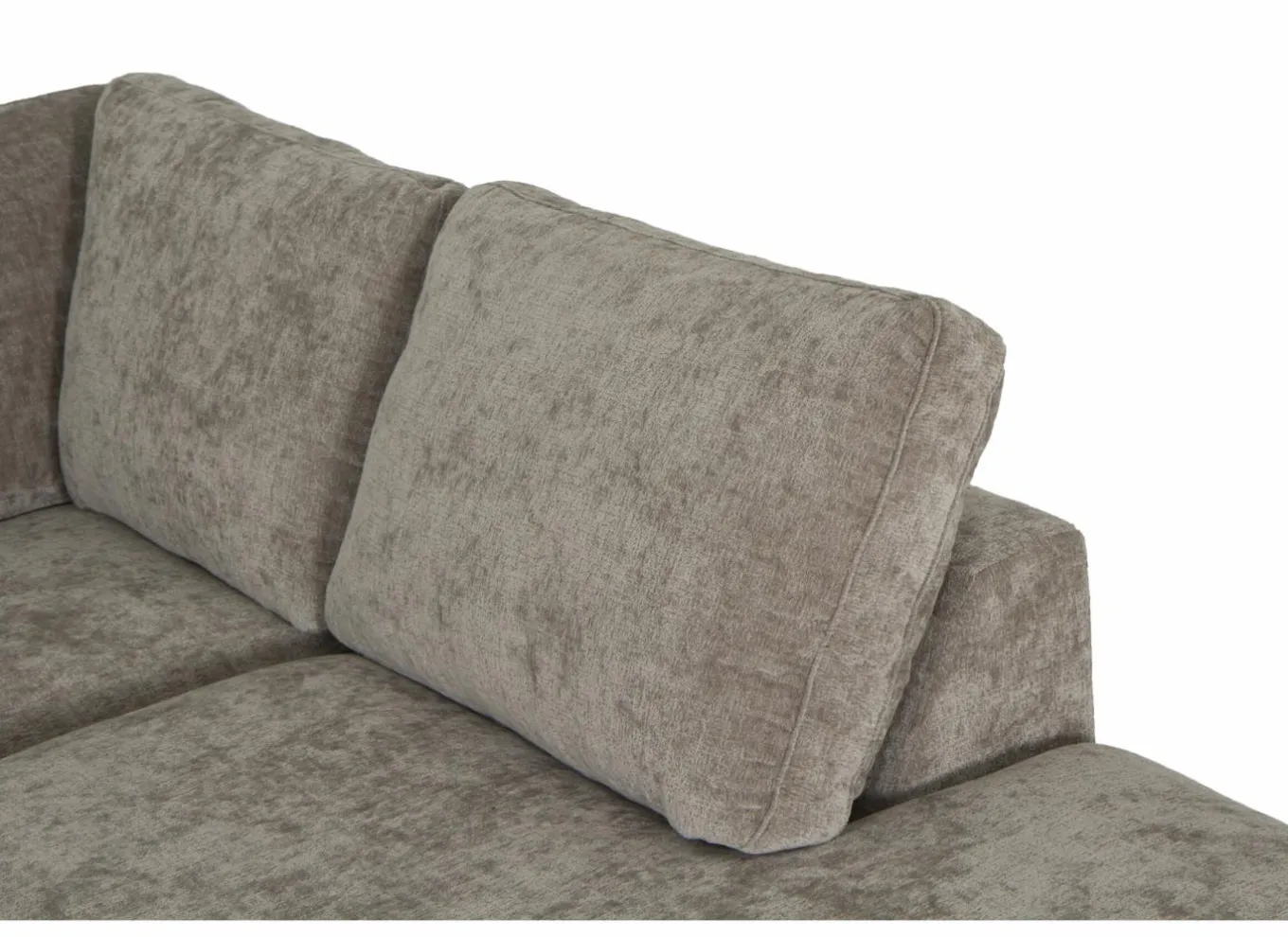 Hoeksalon Larvik 410x228cm - stof - beige