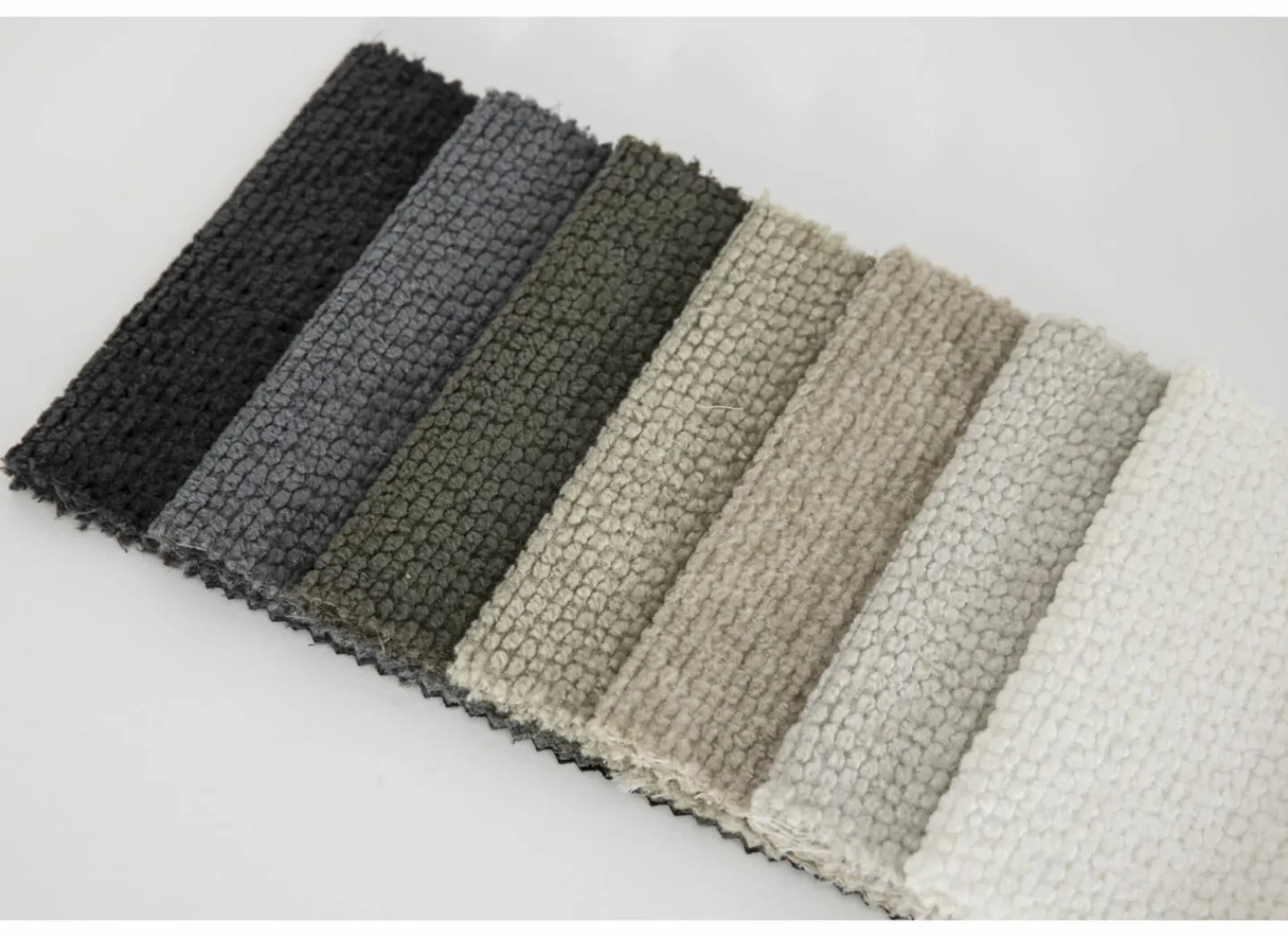 Hoeksalon Leif 332x207cm - stof - groen