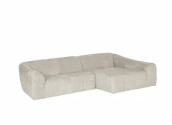 Hoeksalon Lex 284x159cm - stof - greige