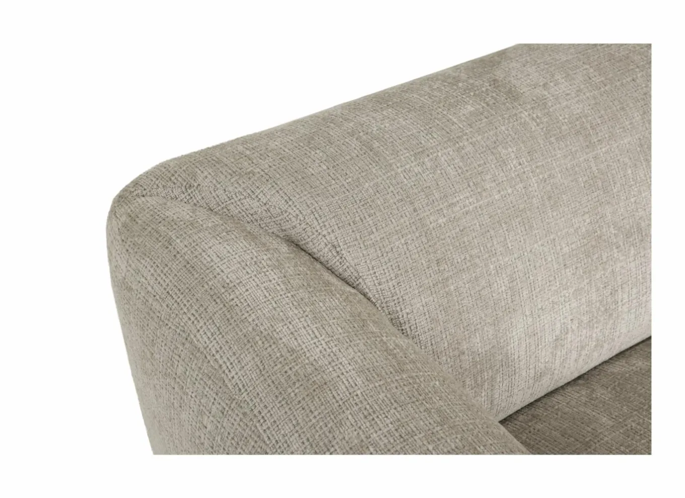 Hoeksalon Lex 284x159cm - stof - greige