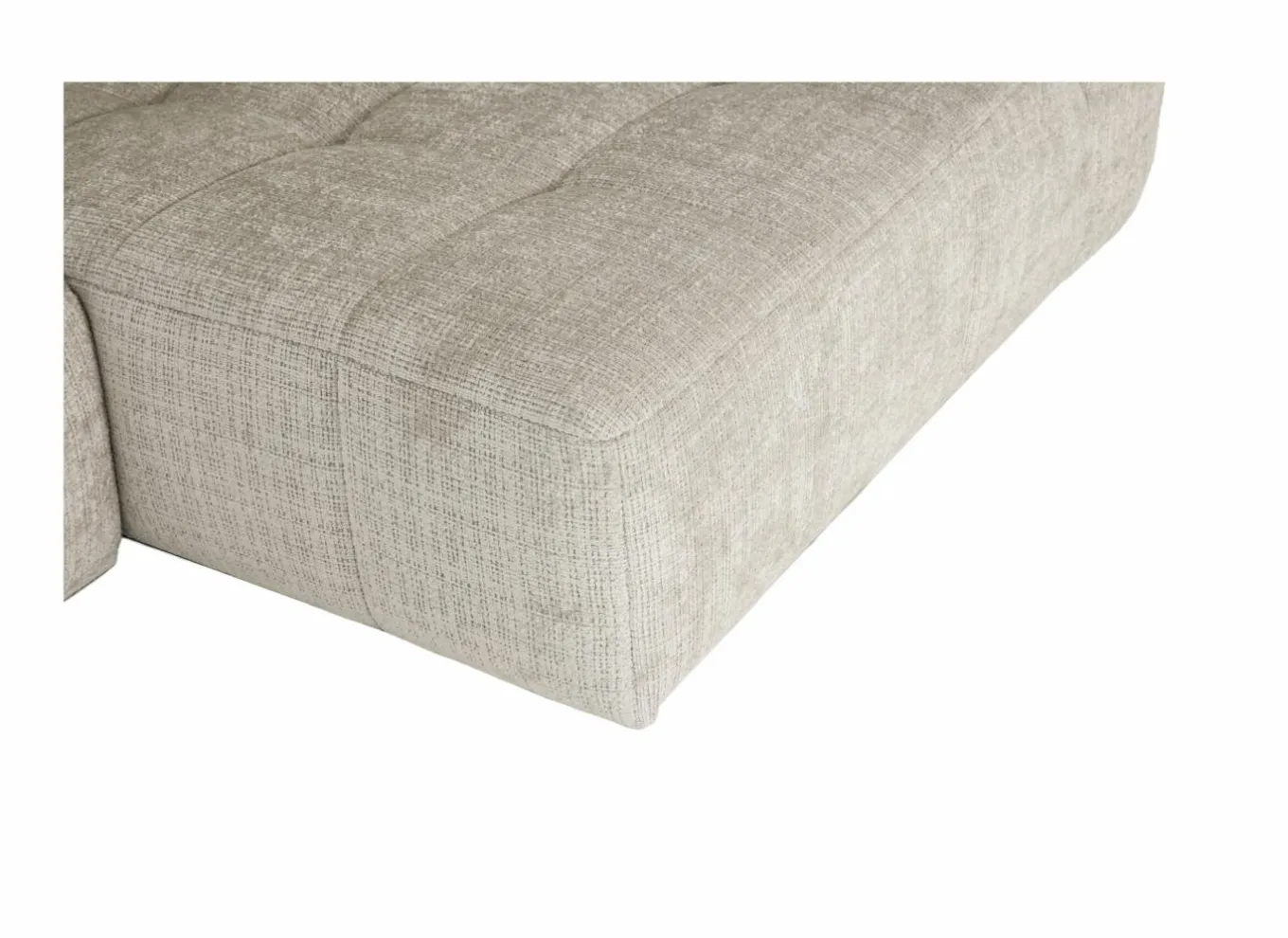 Hoeksalon Lex 284x159cm - stof - greige