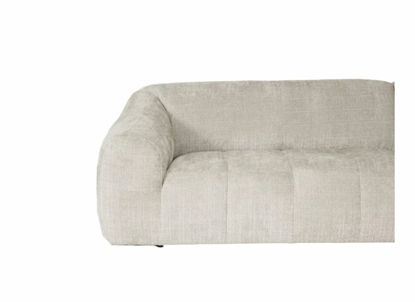 Hoeksalon Lex 284x159cm - stof - greige