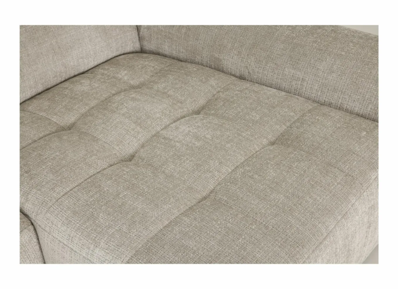 Hoeksalon Lex 284x159cm - stof - greige