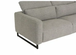 Hoeksalon Lexus 327x189cm - stof - grijs met relax