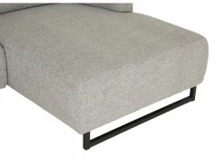 Hoeksalon Lexus 327x189cm - stof - grijs