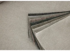 Hoeksalon Liva 325x161cm - stof - wit