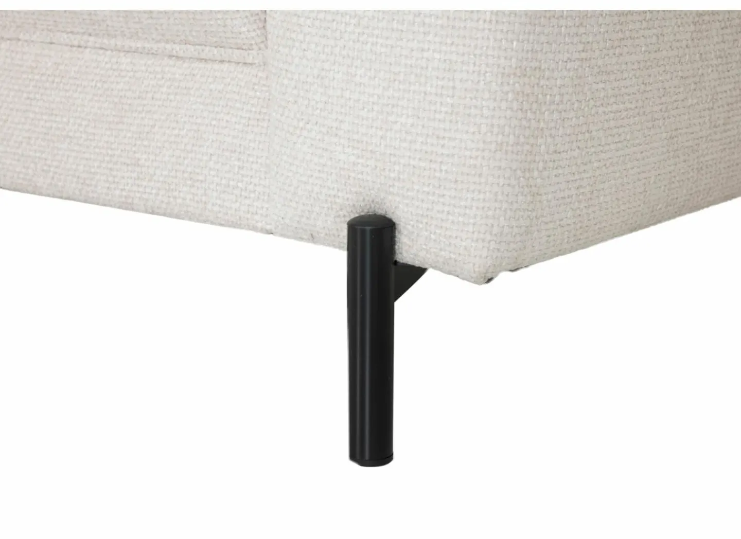 Hoeksalon Liva 325x161cm - stof - wit