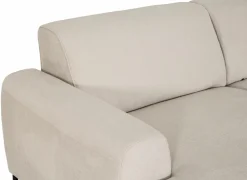 Hoeksalon Lund 370x278cm - stof - beige