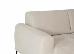 Hoeksalon Lund 370x278cm - stof - beige