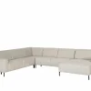 Hoeksalon Lund 370x278cm - stof - beige