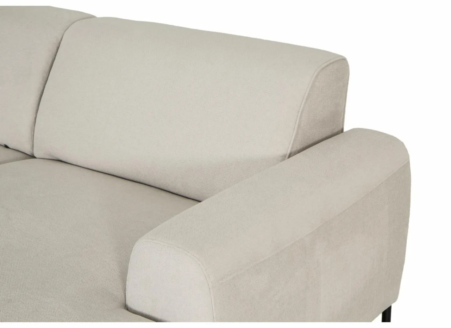 Hoeksalon Lund 370x278cm - stof - beige