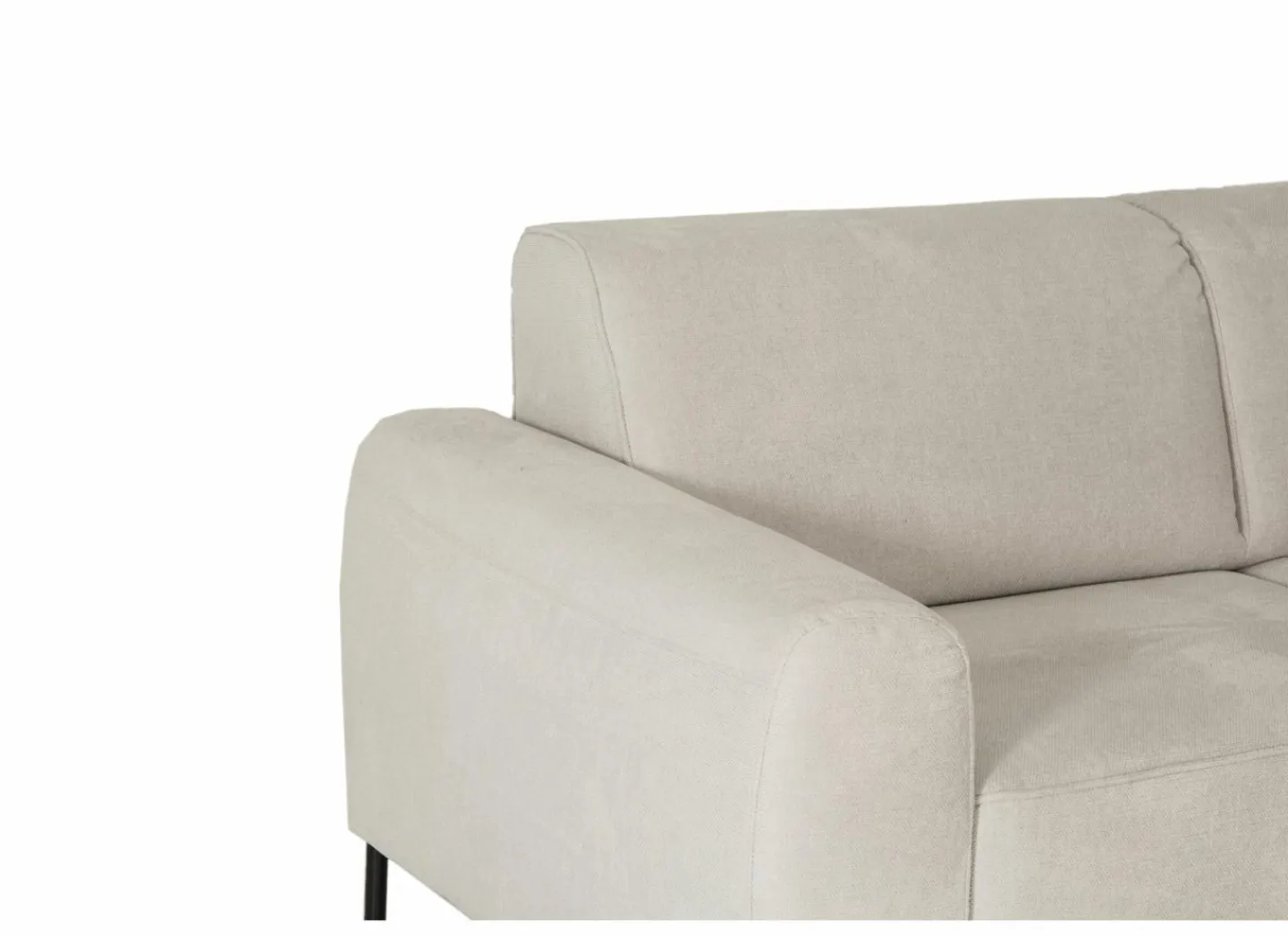 Hoeksalon Lund 370x278cm - stof - beige