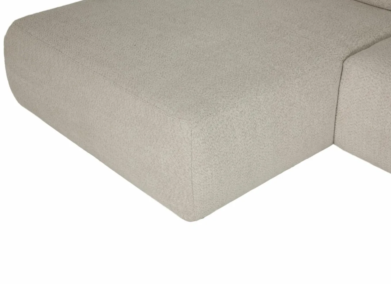 Hoeksalon Malmo 340x171cm - stof - beige