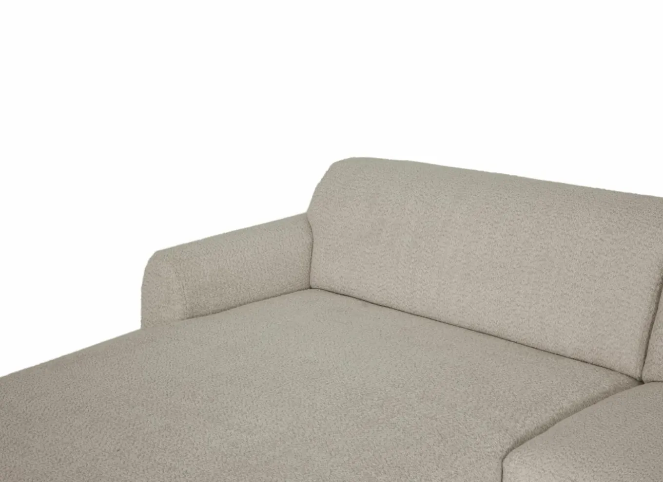 Hoeksalon Malmo 340x171cm - stof - beige