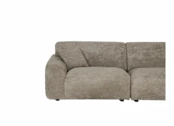 Hoeksalon Massa 354x168cm - stof - taupe