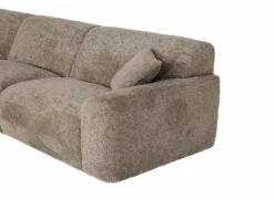 Hoeksalon Massa 354x168cm - stof - taupe