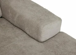 Hoeksalon Mats 372x227cm - stof - lichtgrijs