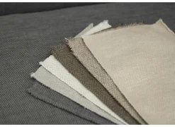 Hoeksalon Mats 372x227cm - stof - lichtgrijs