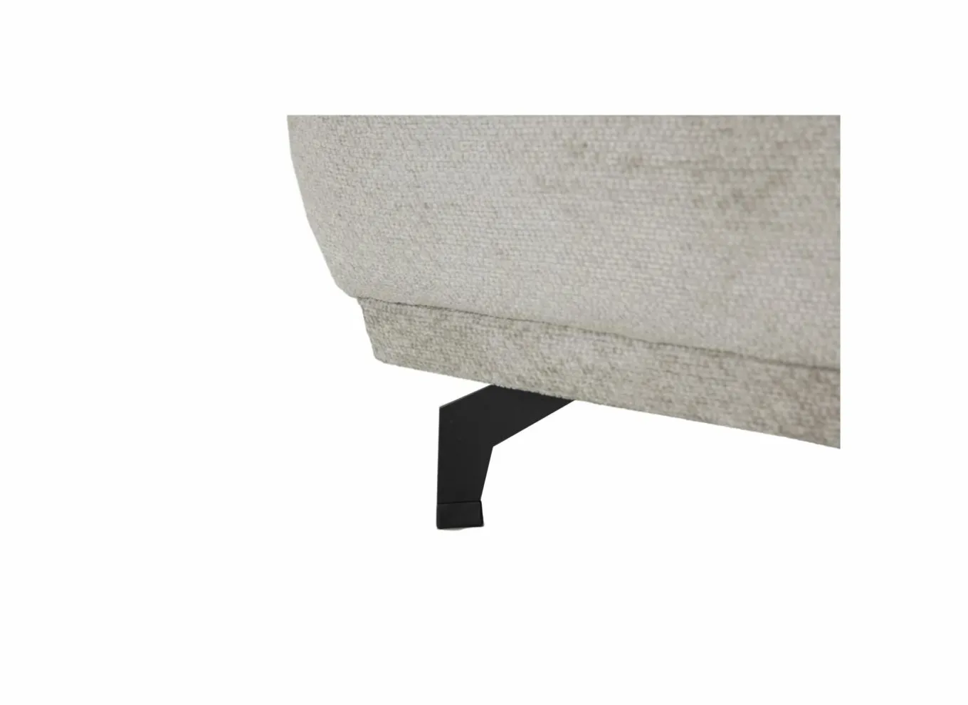 Hoeksalon Mats 372x227cm - stof - lichtgrijs