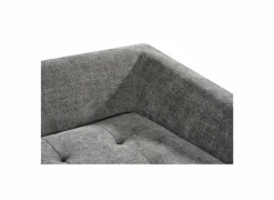 Hoeksalon Maui 285x163cm - stof - grijs