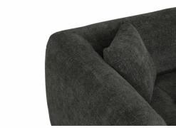 Hoeksalon Maui 285x163cm - stof - grijs