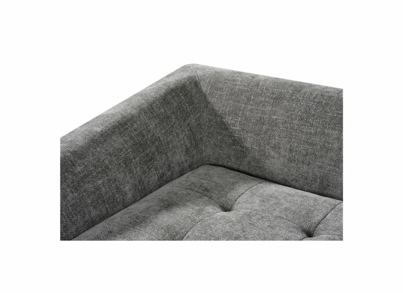 Hoeksalon Maui 285x163cm - stof - grijs