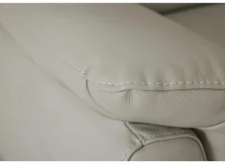 Hoeksalon May 289x289cm - leder - grijs & beige