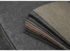 Hoeksalon Milton 302x238cm - stof - castle 153 grijs