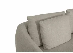 Hoeksalon Mimosa 318x230cm - stof - naturel