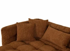 Hoeksalon Molise 300x185cm - stof - terra