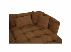 Hoeksalon Molise 300x185cm - stof - terra