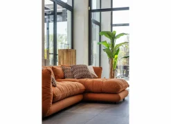 Hoeksalon Molise 300x185cm - stof - terra