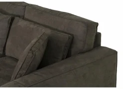 Hoeksalon Monolithos 373x332cm - stof - bruin