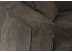 Hoeksalon Monolithos 373x332cm - stof - bruin