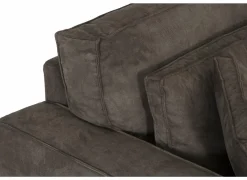 Hoeksalon Monolithos 373x332cm - stof - bruin