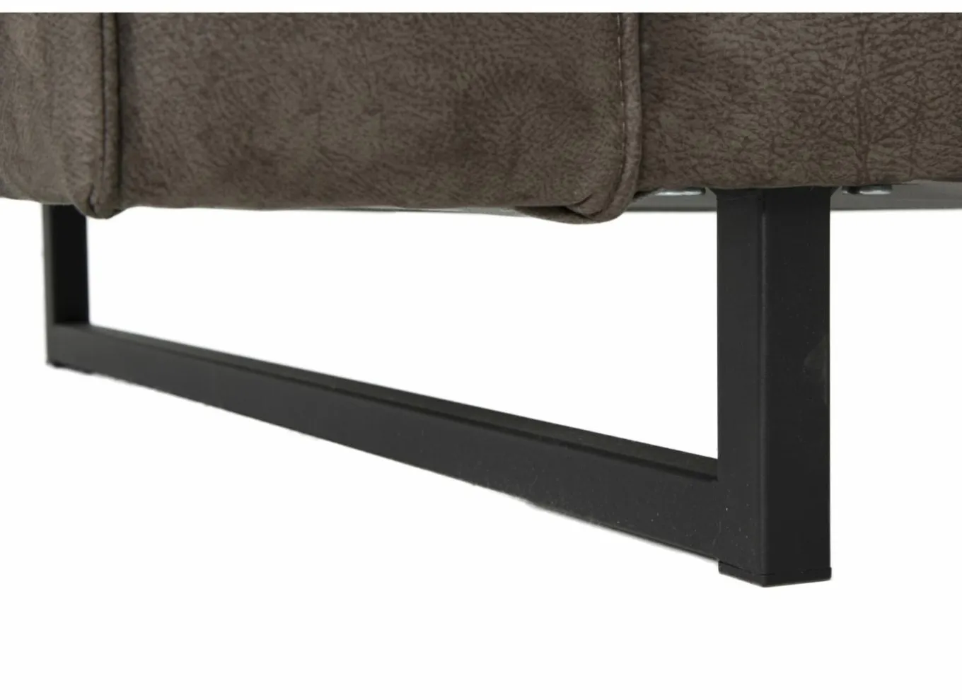 Hoeksalon Monolithos 373x332cm - stof - bruin