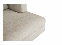 Hoeksalon New Polo 430x226cm - stof - beige