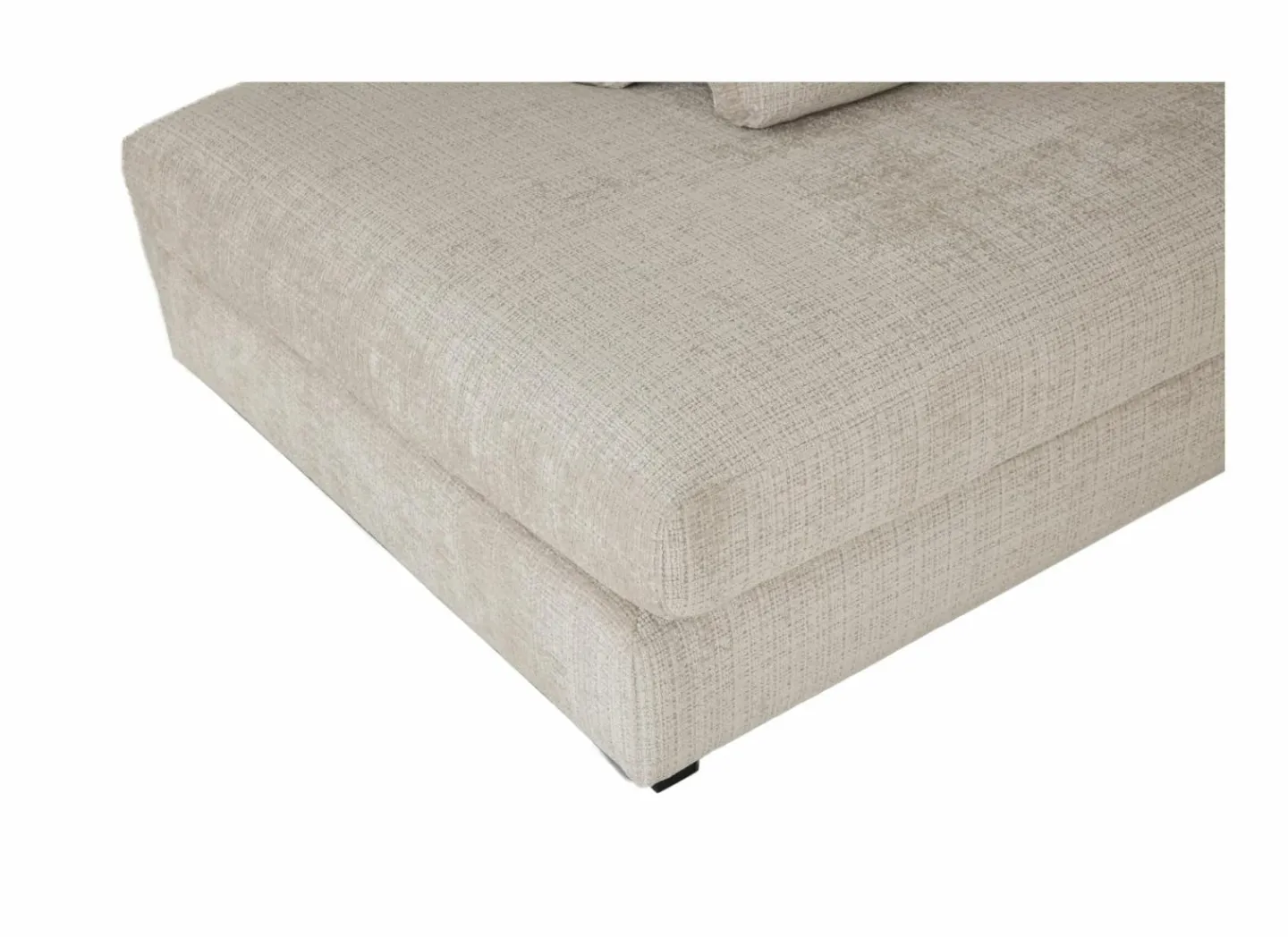 Hoeksalon New Polo 430x226cm - stof - beige