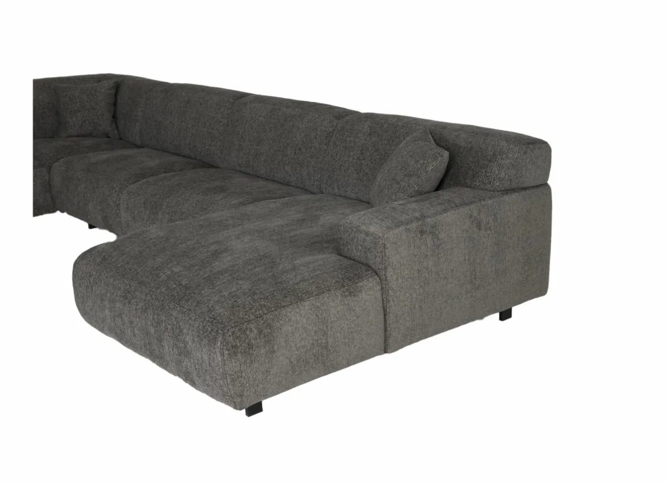 Hoeksalon New-Konstantinopol 398x217cm - stof - raven