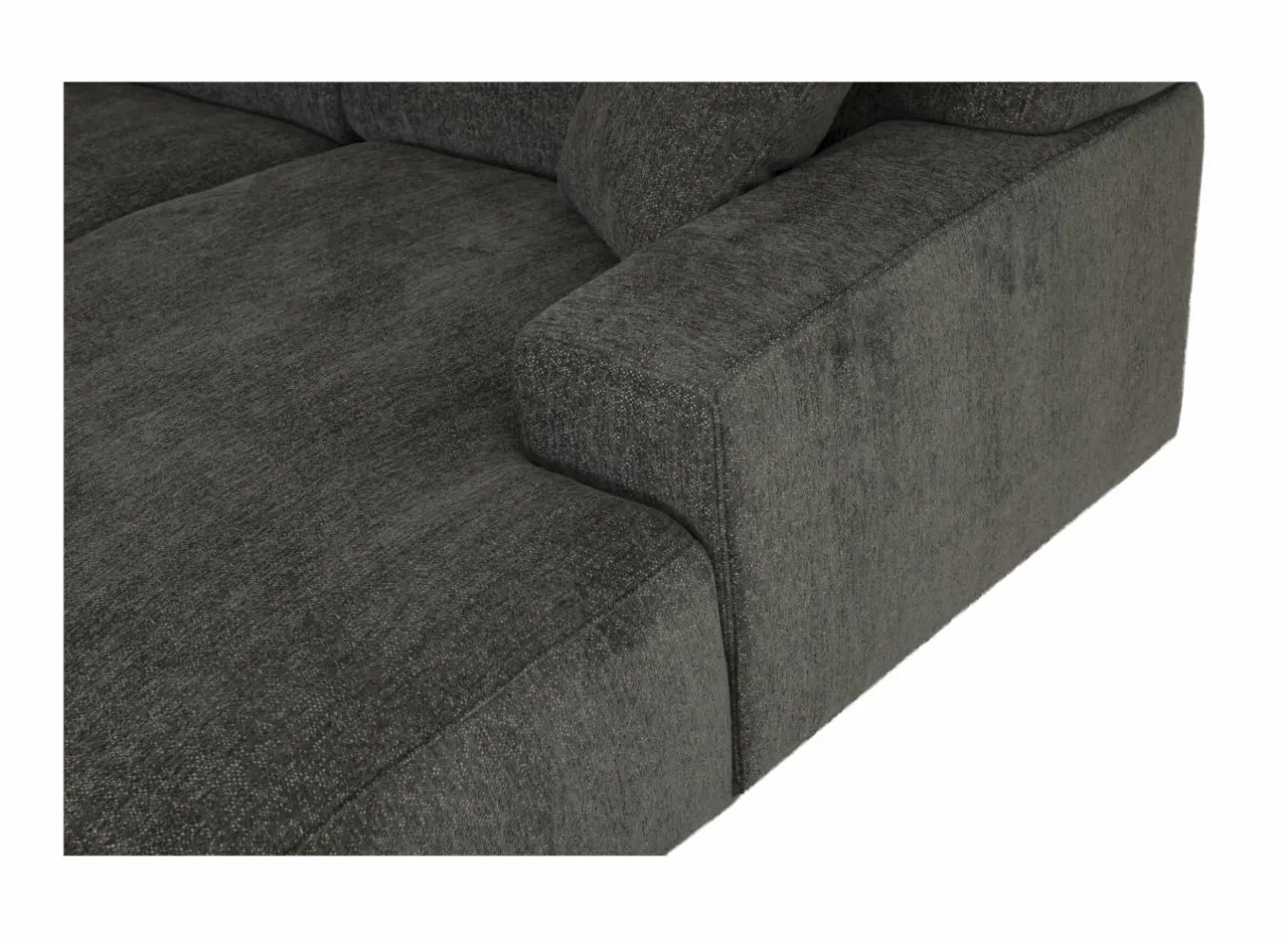 Hoeksalon New-Konstantinopol 398x217cm - stof - raven