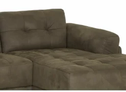 Hoeksalon Night 277x159cm - stof - groen