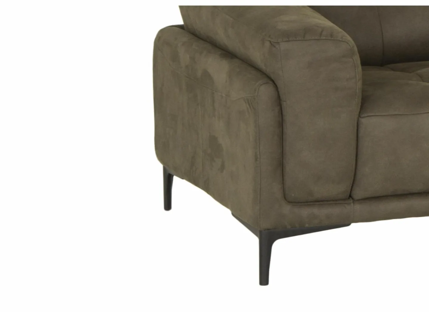 Hoeksalon Night 277x159cm - stof - groen