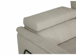 Hoeksalon Oltens 281x228cm - stof - beige met relax